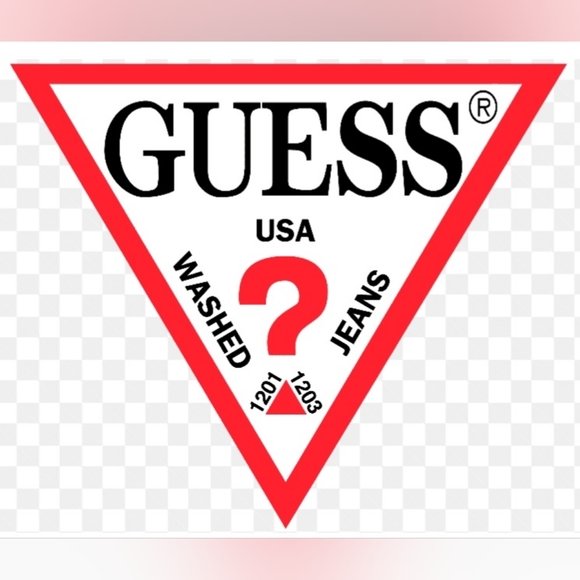 Guess Brand white-silver metallic print pants - Picture 3 of 7